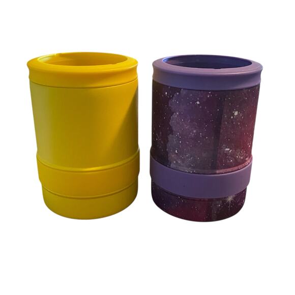 Set of TWO COLDEST Insulated Stainless Steel Drink Can Sleeve Holder for 12 Oz - Picture 5 of 10
